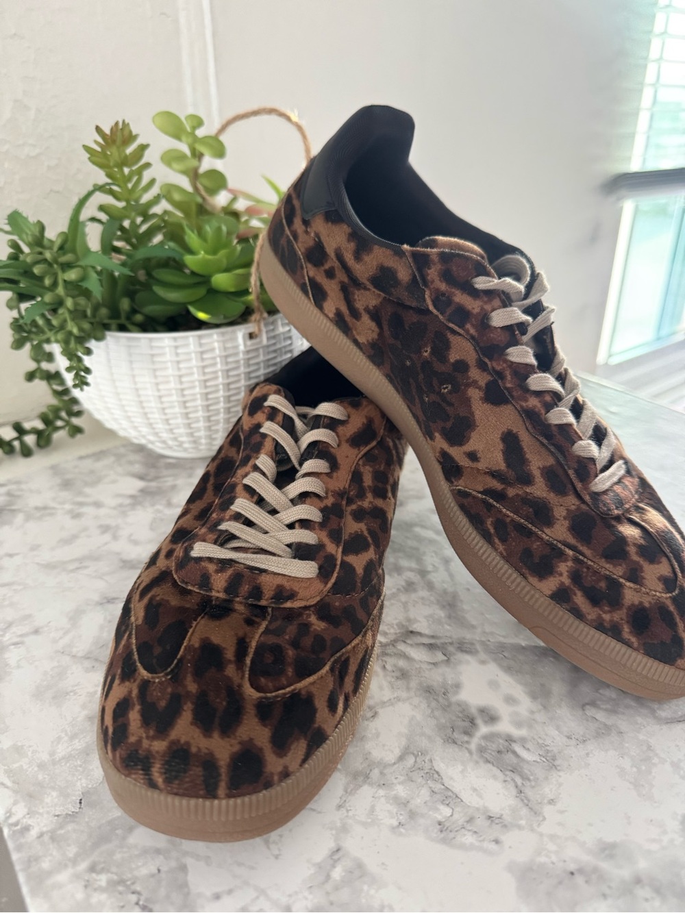 H&M Leopard Print Women's Sneakers - Brown & Black